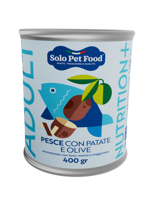 Nutrition+ Umido Pesce con Patate e Olive