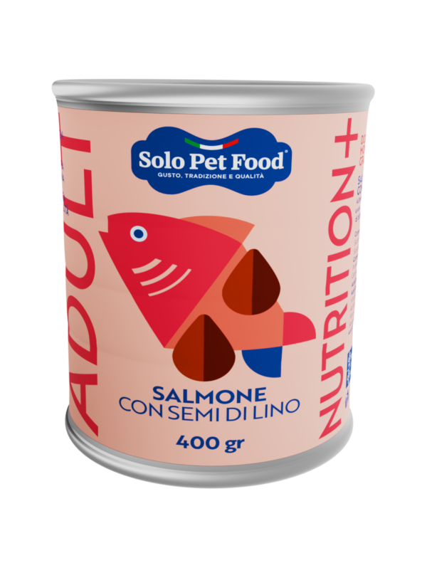 Nutrition+ Umido Salmone con Semi di Lino