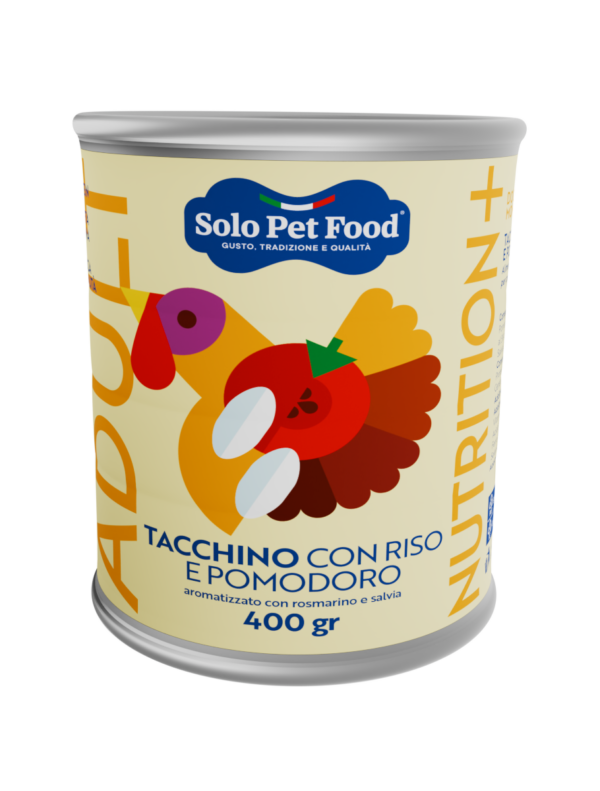 Nutrition+ Umido con Tacchino Riso e Pomodoro