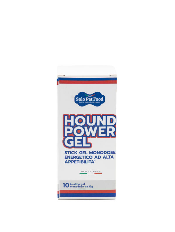 Hound Power Gel alimento complementare per cani atleti in stick monodose
