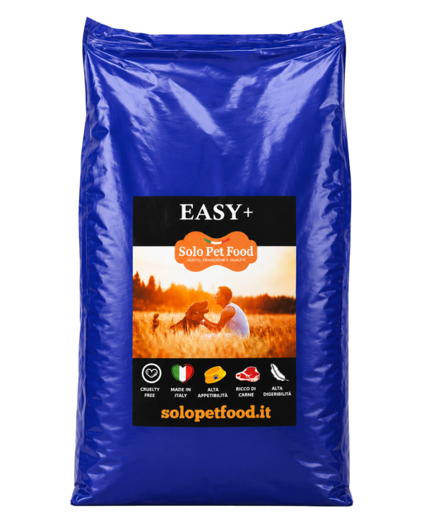 Sacco Easy+ SoloPetFood da 18 kg per alimenti completi per cani e gatti